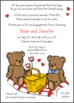Teddybear Couple Picnic Party Invitation