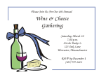 Wine and Cheese Party