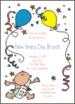 New Years Baby Party Invitation