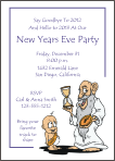 New Years Father Time Party Invitation