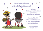 BBQ Guy 2 Party Invitation