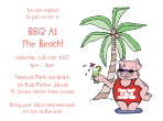 Beach Pig BBQ Invitation