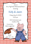 Pig Pickin Howdown Party Invitation