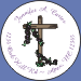 Cross with Morning Glories Seals
