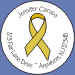 Gold Awareness Ribbon Seals