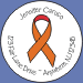 Orange Awareness Ribbon Seals