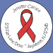 Red Awareness Ribbon Seals