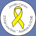 Yellow Awareness Ribbon Seals