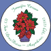 Poinsettia Seals