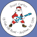 Rock and Roll Santa Seals