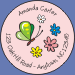 Flowers and Butterflies, Pink Seals