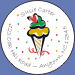 Ice Cream Christmas Colors Seal