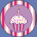 Little Cupcake Purple Seals