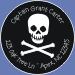 Pirate Skull and Bones Seal