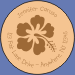 Orange hibiscus Seals