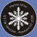 Snowflakes (Black) Seal