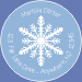 Snowflakes (Blue) Seal