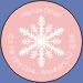 Snowflakes (Pink) Seal