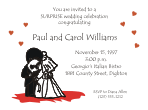 Bride and Groom Anniversary Invitation