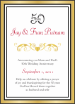 Golden Anniversary Invitation