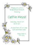 Daisies Bridal Shower Invitation