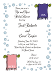 Towels Bridal Shower Invitation