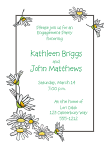 Daisies Engagement Celebration Invitation