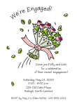 Rose Bouquet 1 Engagement Celebration Invitation