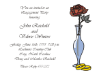 Rose Ring 2 Engagement Celebration Invitation