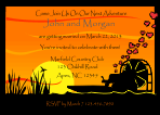 Airboat into the Sunset Wedding Invitation