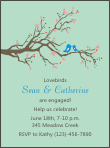 Cherry Blossoms Rehearsal Dinner Invitation