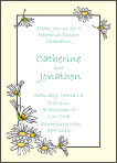 Daisies Ivory Rehearsal Dinner Invitation