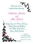 Pink Glories Rehearsal Dinner Invitation