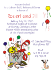 Lobster Boil 1 Rehearsal Dinner Invitation