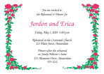 Rose Trellis Yellow Rehearsal Dinner Invitation