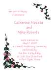 Pink Glories Marriage Announcement