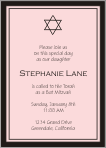 Star of David Pink Bat Mitzvah