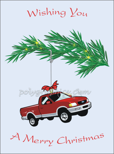 Ford truck christmas cards #8