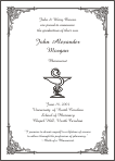 Bowl of Hygeia Pharmacist Symbol Graduation Announcement