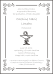 Bowl of Hygeia Pharmacist Symbol Graduation Announcement