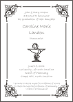 Bowl of Hygeia Pharmacist Symbol Graduation Announcement