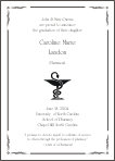 Bowl of Hygeia Pharmacist Symbol Graduation Announcement