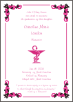 Bowl of Hygeia Pharmacist Symbol Graduation Announcement