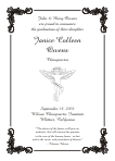 Caduceus Chiropractic Invitation and Announcement
