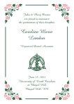 Caduceus Dental Symbol Graduation Announcement or Invitation