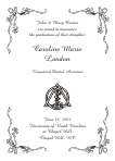 Caduceus Dental Symbol Graduation Announcement or Invitation