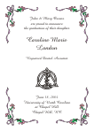 Caduceus Dental Symbol Graduation Announcement or Invitation