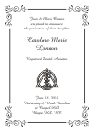 Caduceus Dental Symbol Graduation Announcement or Invitation