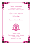 Caduceus Dental Symbol Graduation Announcement or Invitation