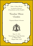 Caduceus Dental Symbol Graduation Announcement or Invitation